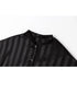 Stand Collar Silky Drape Dress